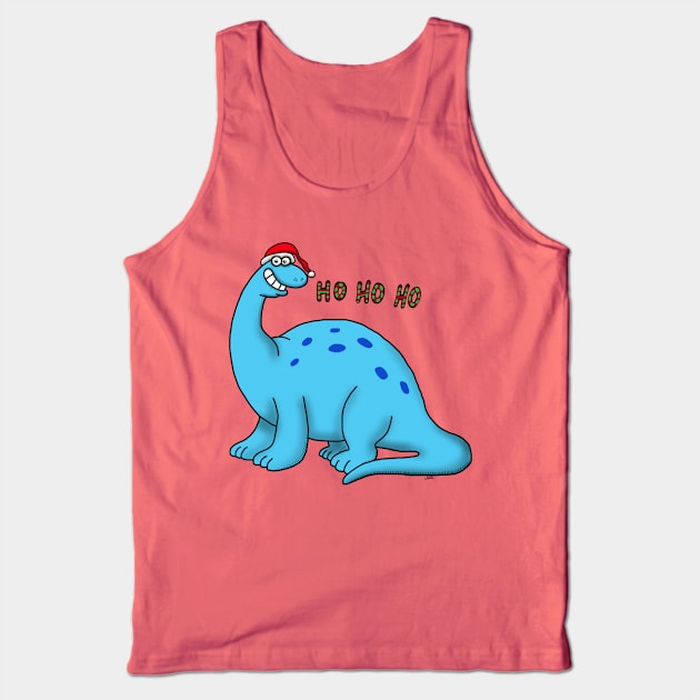 DInosaur Christmas Tank Top by wolfmanjaq